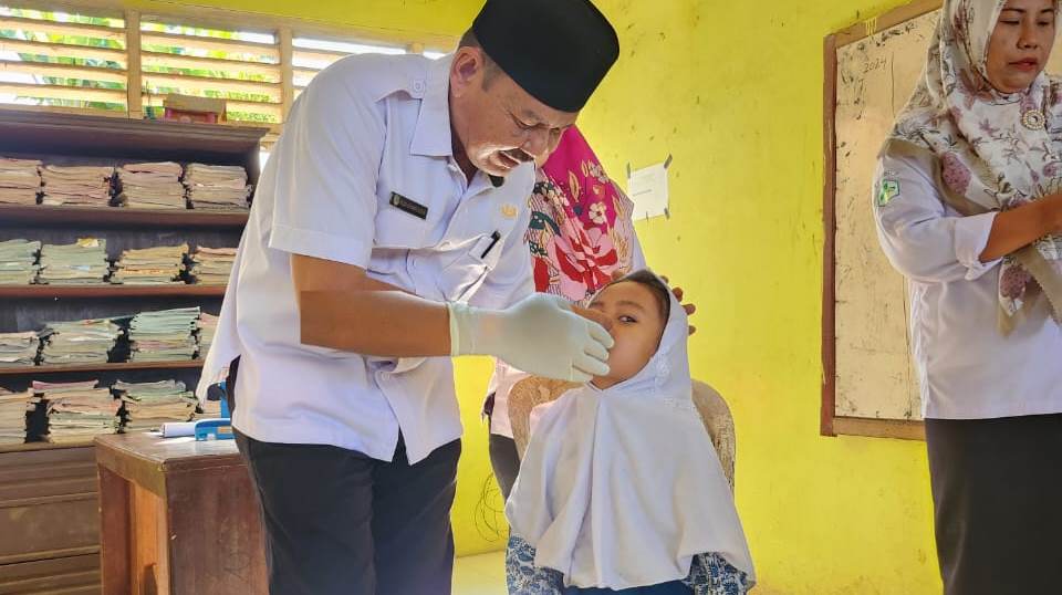 Dinkes Seluma Pastikan Semua Anak Dapat Vaksin Polio di PIN 2024