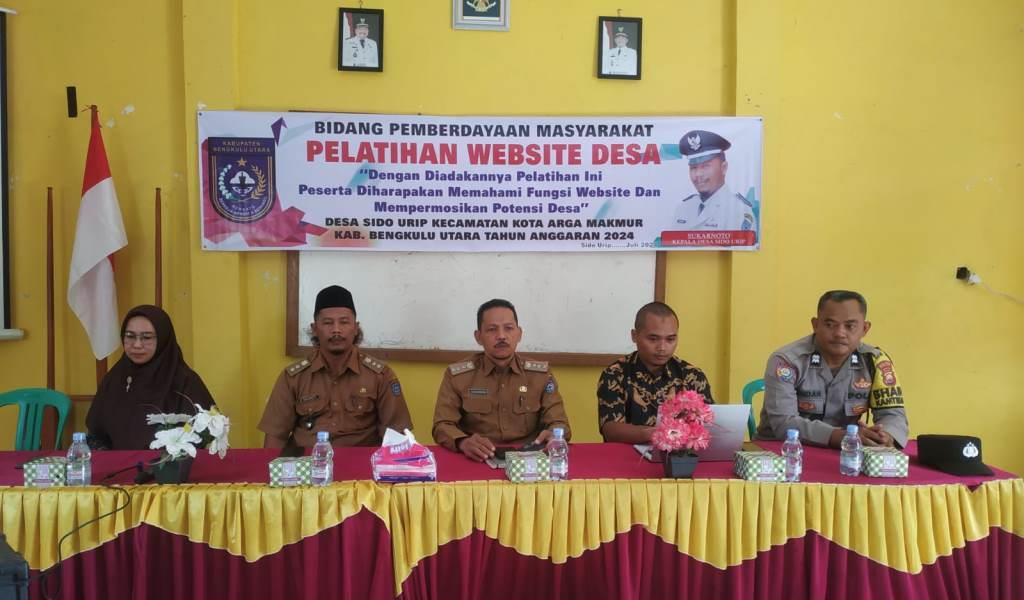 Aparatur Desa Sido Urip Ikuti Pelatihan Keterampilan Kelola Website Desa