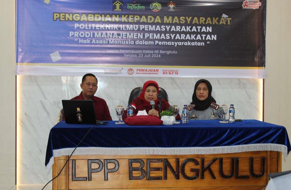 Direktur Politekip Kunjungi Lapas Perempuan Bengkulu
