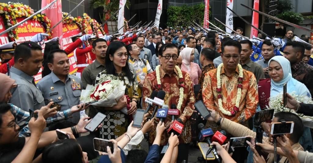 Kanwil Kemenkumham Bengkulu Hadiri Serah Terima Jabatan Menkumham secara Virtual