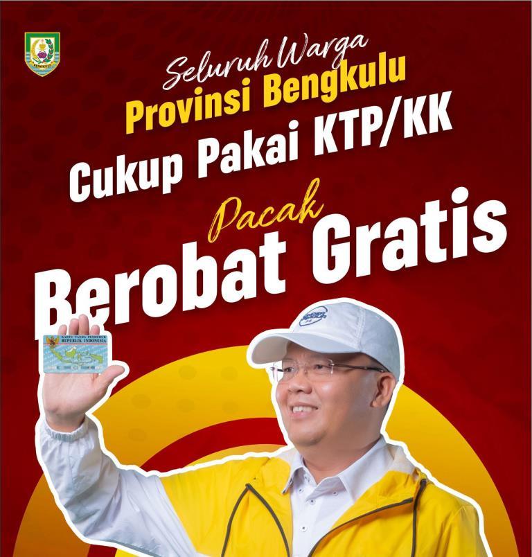 Cukup Membawa KTP atau KK, Warga Bengkulu Sudah Bisa Berobat Gratis