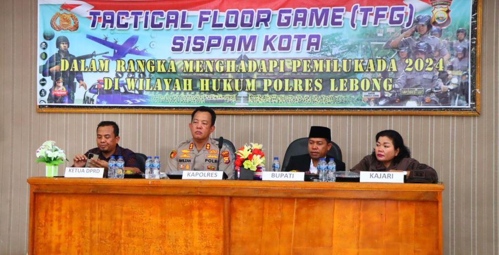 Polres Lebong Adakan Simulasi Pengamanan Wilayah Jelang Operasi Mantap Praja Nala 2024