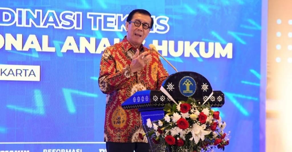 Kukuhkan Organisasi Profesi Analis Hukum, Menkumham: Kembalikan Wibawa Hukum di Tengah Masyarakat