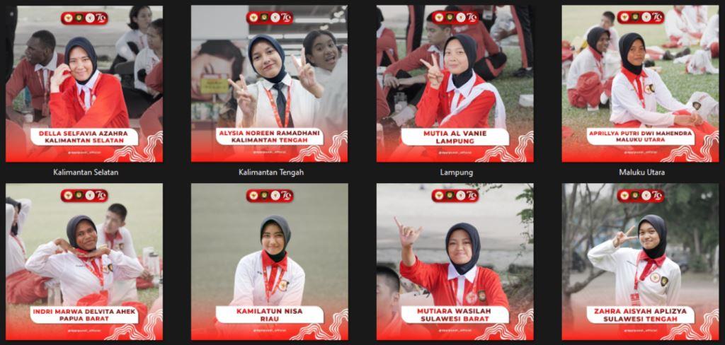 Daftar 18 Paskibraka Putri yang ‘Dipaksa’ Buka Jilbab Saat Pengukuhan di IKN