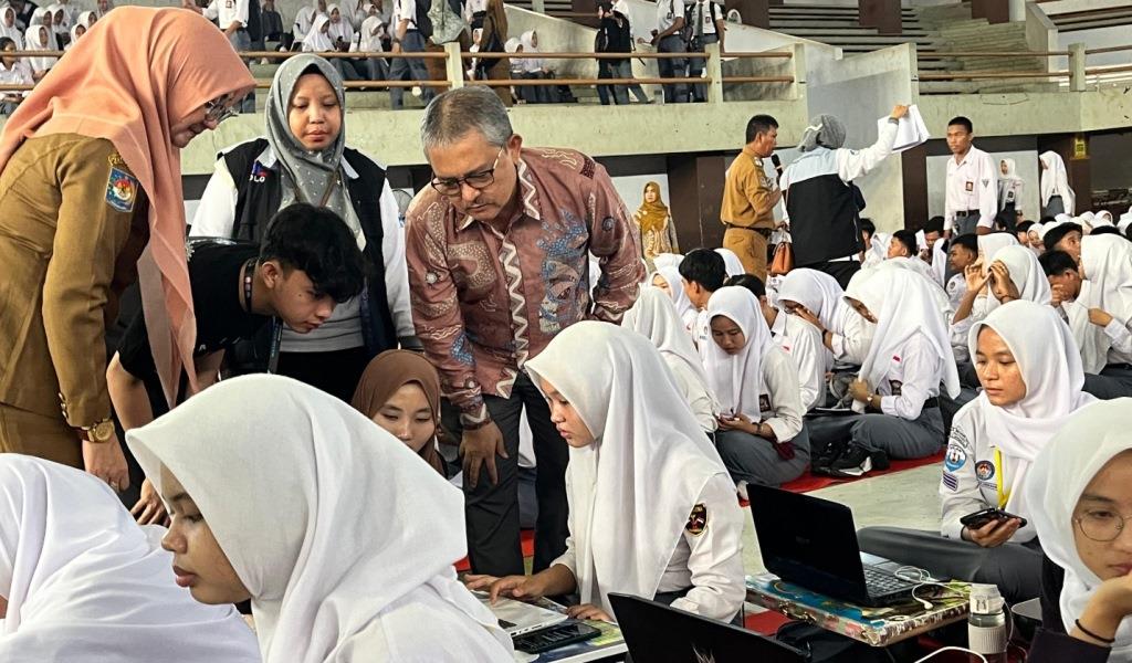 Ribuan Pelajar di Bengkulu Ikuti UKBI Adaktif Merdeka Secara Serentak