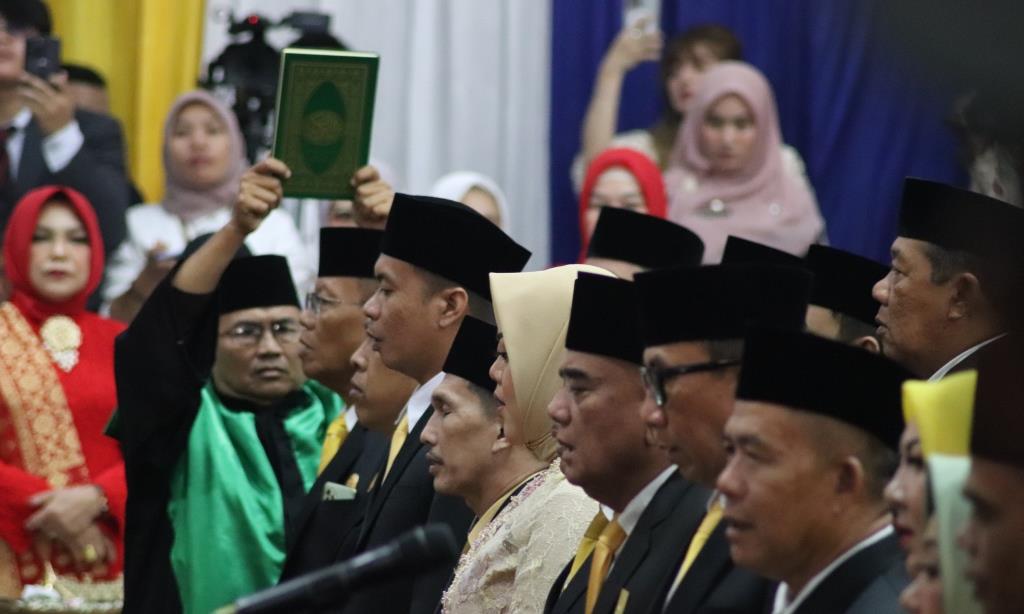 45 Anggota DPRD Provinsi Bengkulu Periode 2024-2029 Dilantik