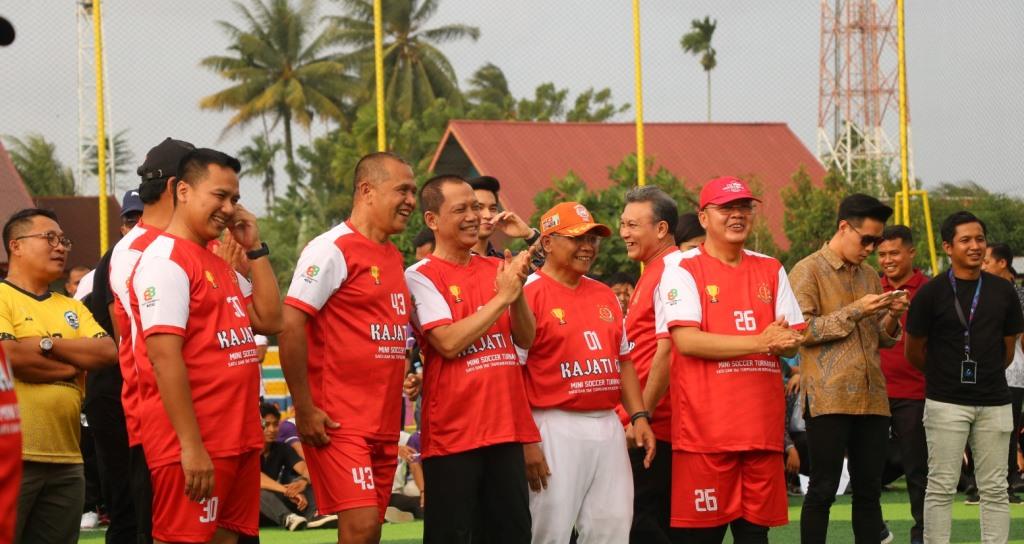 Jalin Sinergi, Kemenkumham Bengkulu Hadiri Pembukaan Turnamen Mini Soccer Kajati Cup 1.0