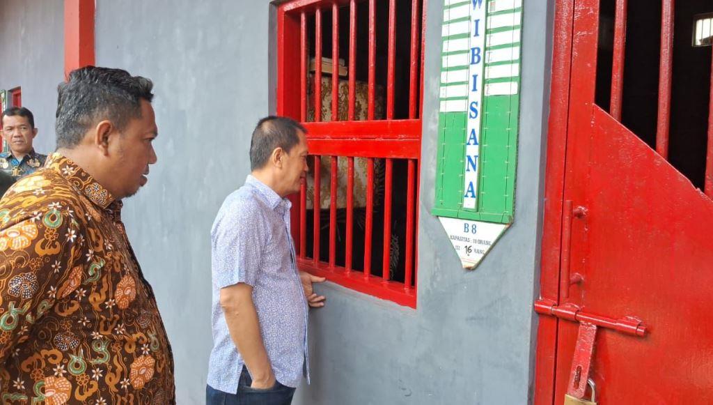 Pastikan Lingkungan Kondusif, Kakanwil Kemenkumham Bengkulu Pantau Rutan Kelas IIB