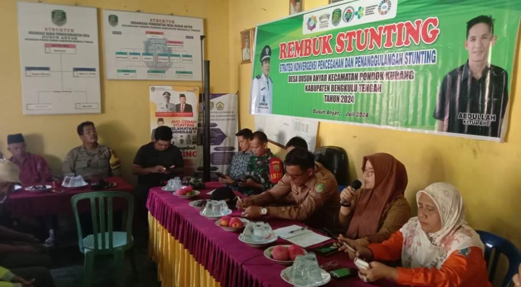 Pemerintah Desa Dusun Anyer Gelar Rembuk Penanganan Stunting