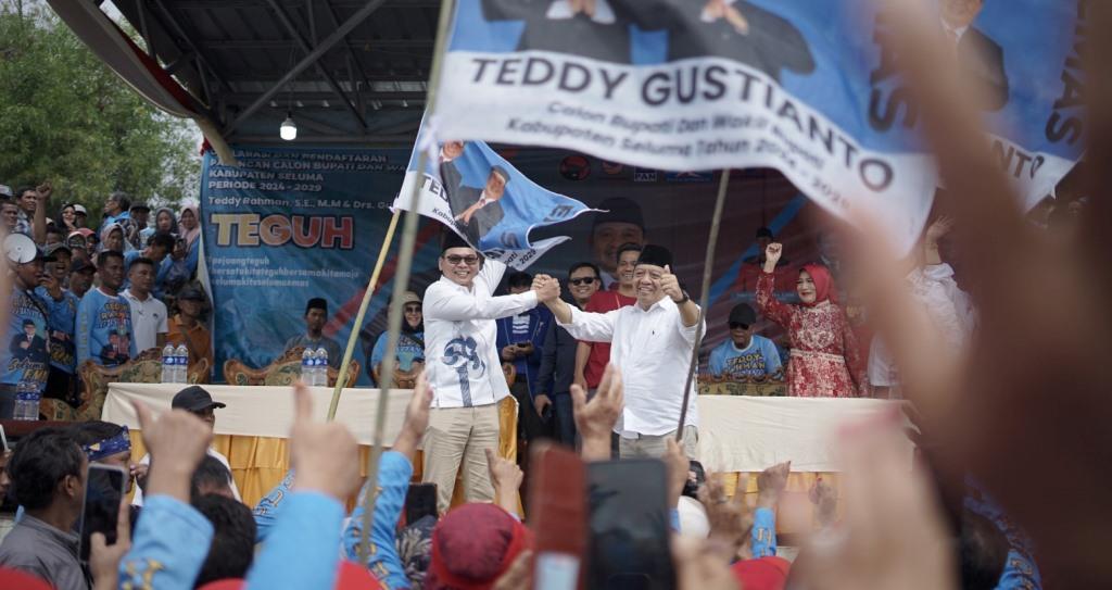Teddy-Gustianto Usung Pemerataan Pembangunan, Perbaikan Layanan Kesehatan dan Pendidikan
