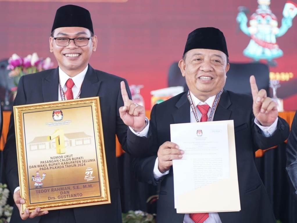 Dapat Nomor Urut 1, Teddy Rahman: Bersatu Kita Teguh, Optimis Juara