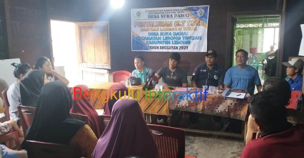 40 KPM Desa Suka Damai Terima BLT Selama Tiga Bulan