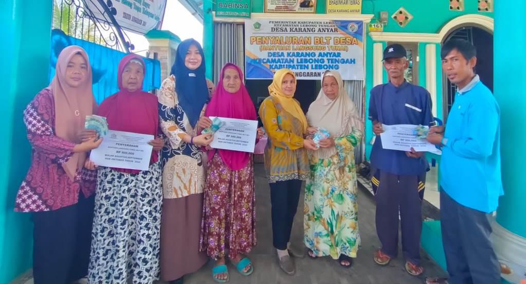 Pemdes Karang Anyar Sukses Bagikan BLT untuk 48 KPM