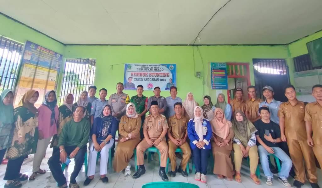 Desa Sukau Mergo Gelar Rembuk Stunting Tingkat Desa