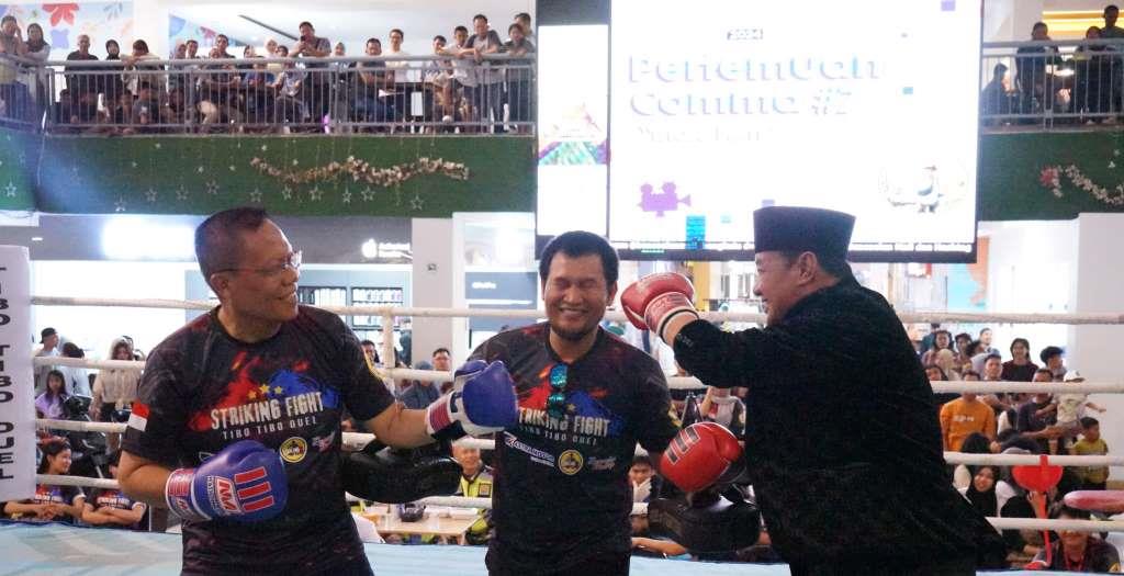 Striking Fight Tibo-tibo Duel Catat Sejarah Olahraga Baru di Bengkulu