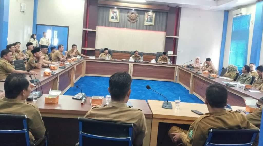 Plt Sekda Lebong Pimpin Rakor Bersama Pemangku Kebijakan