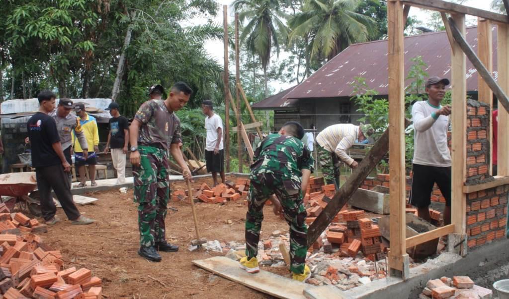 Tak Terhalang Cuaca, TMMD 122 di Seluma Terus Dikebut