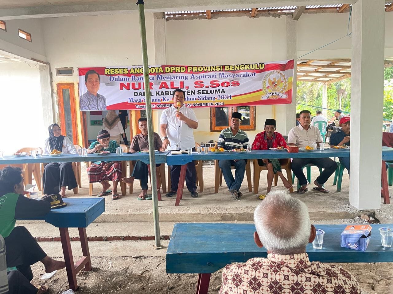 Gelar Reses di Dapil VII Seluma, Nur Ali Siap Kawal Aspirasi Warga