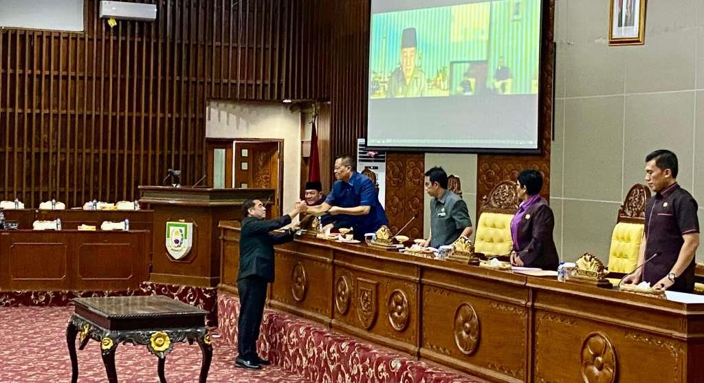 RAPBD 2025 Pemprov Bengkulu Sah Ketok Palu