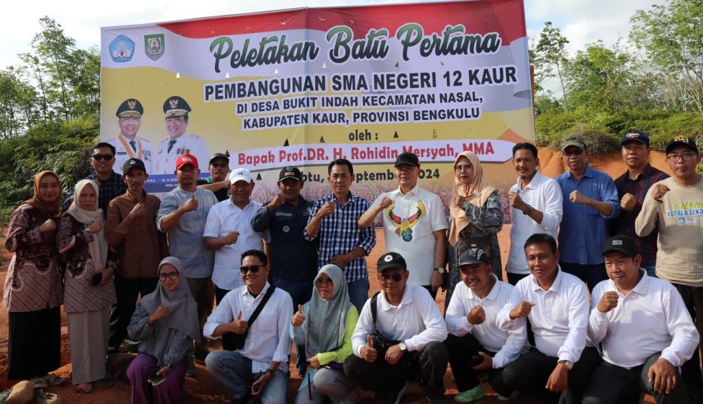 Saidirman Harap Pembangunan SMA Negeri 12 Kaur Optimalkan Proses Belajar