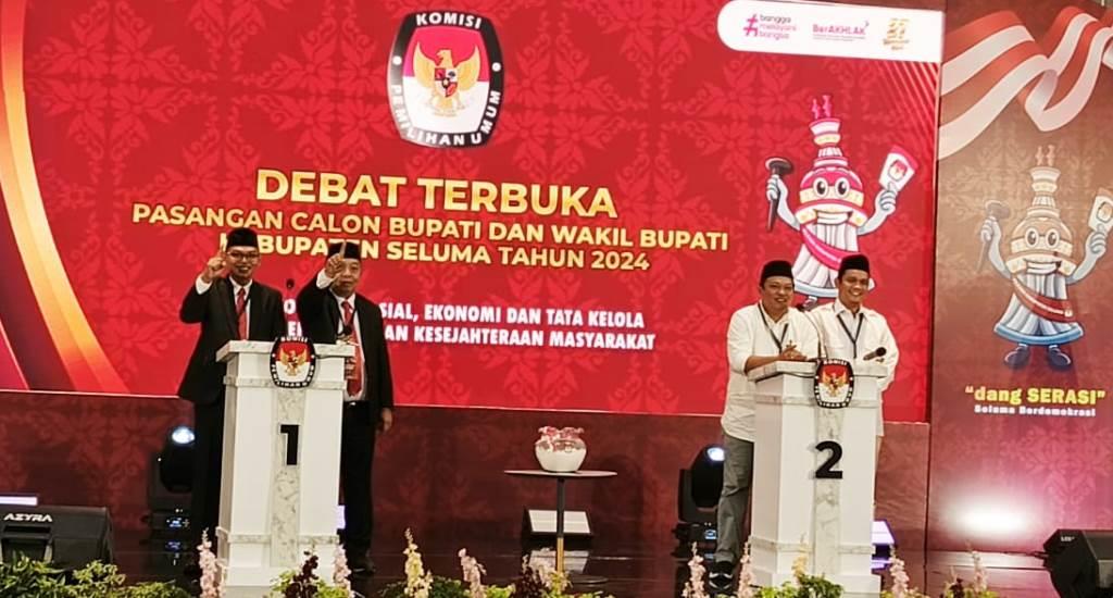 Debat Pilbup Seluma, Teddy Janjikan Peningkatan Sektor Pertanian dan Infrastruktur