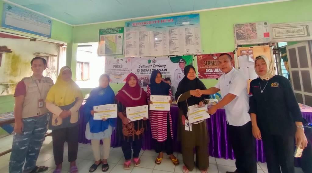 Sebanyak 30 KPM di Desa Lokasari Terima BLT 4 Bulan