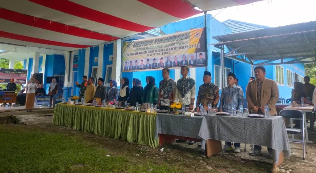 11 Anggota DPRD dari Dapil 1 Lebong Laksanakan Reses di Kecamatan Pinang Belapis