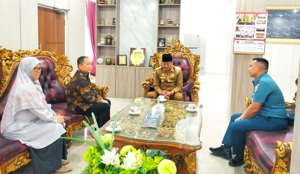 Plt Gubernur Bengkulu Terima Audiensi Komandan Lanal Bengkulu