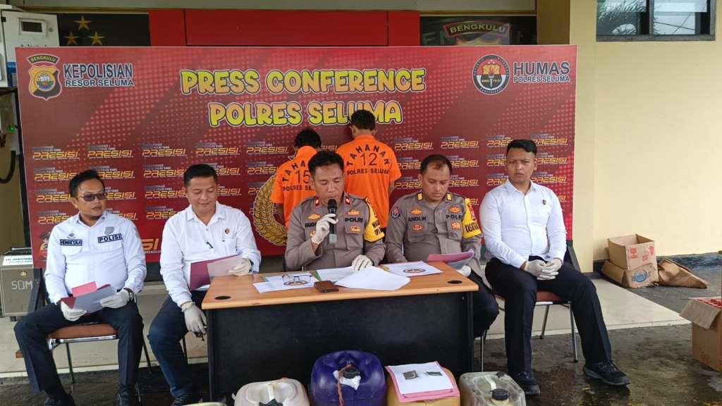 Polres Seluma Ungkap Kasus Narkoba dan Amankan Ratusan Miras dalam Operasi Nala Pekat 2024