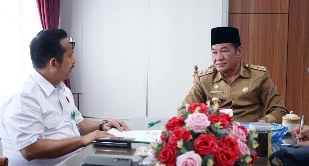 Bahas Peringatan Hari Antikorupsi Sedunia 2024, Plt Gubernur Terima Audiensi Tim Kejati Bengkulu