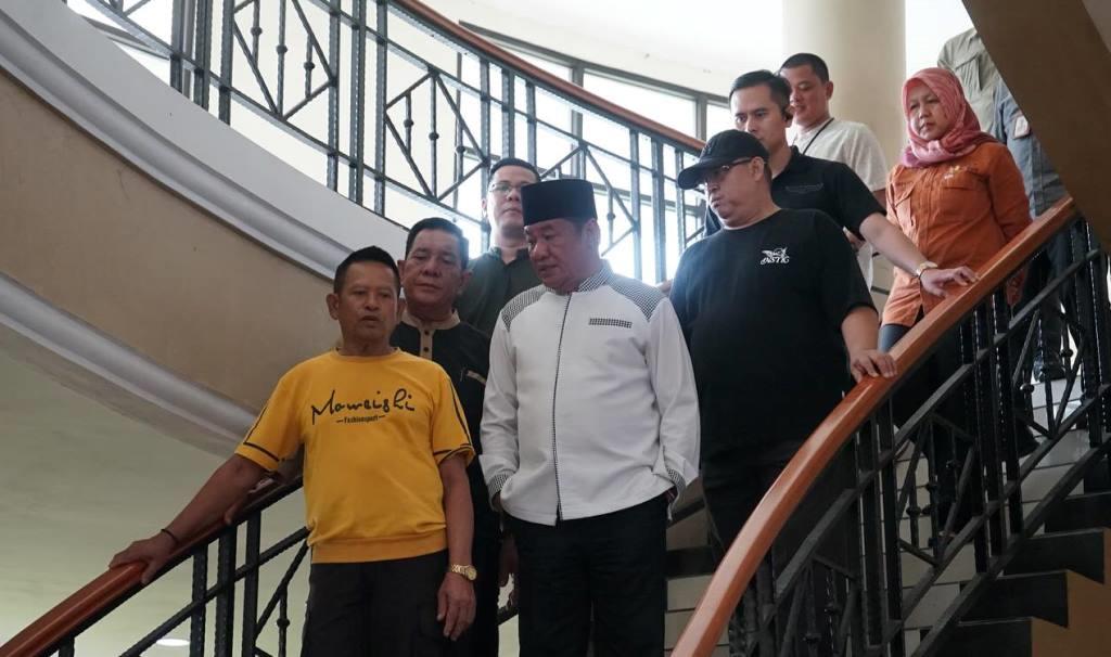 Plt Gubernur Tinjau Mess Pemda Usai Kebakaran