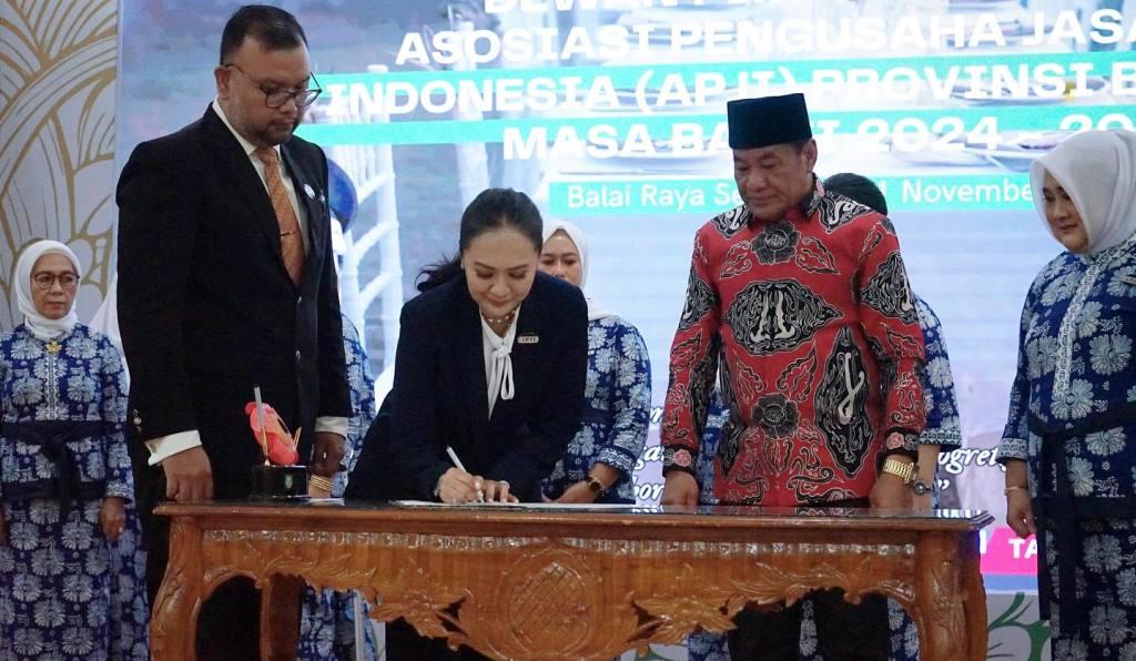 Kukuhkan APJI Bengkulu, Rosjonsyah Dorong Kemajuan Pengusaha Kuliner Lokal