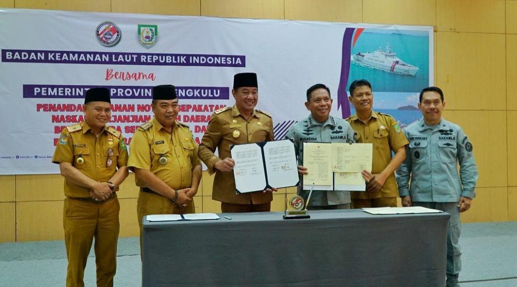 Pemprov Bengkulu Jalin Kerjasama Hibah Lahan dengan Bakamla RI