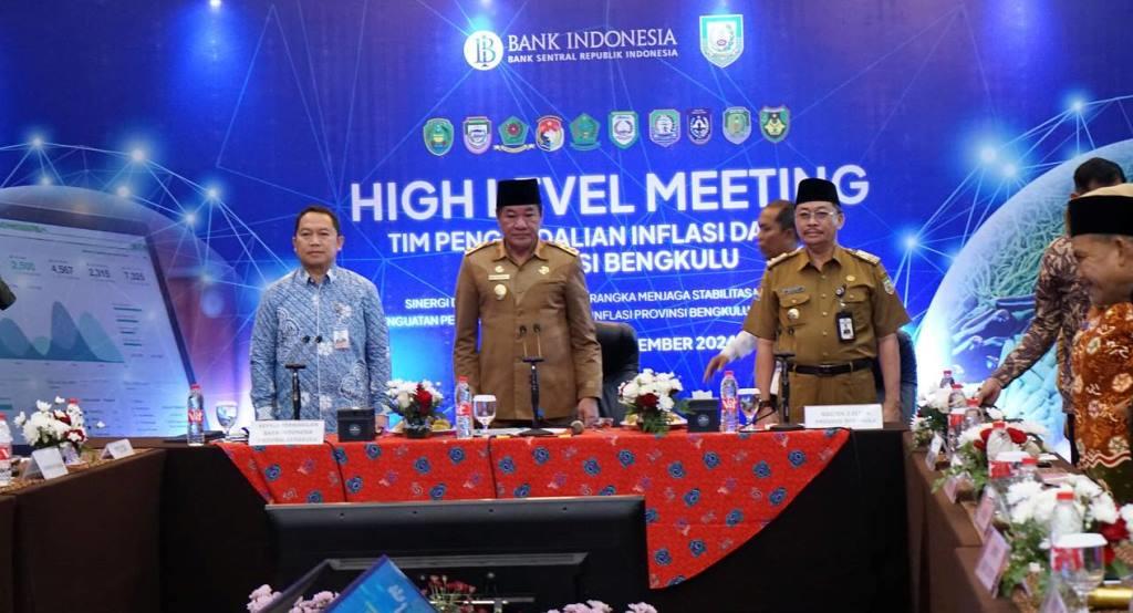 High Level Meeting TPID: Inflasi Melandai, Pertumbuhan Ekonomi Bengkulu Meningkat Signifikan