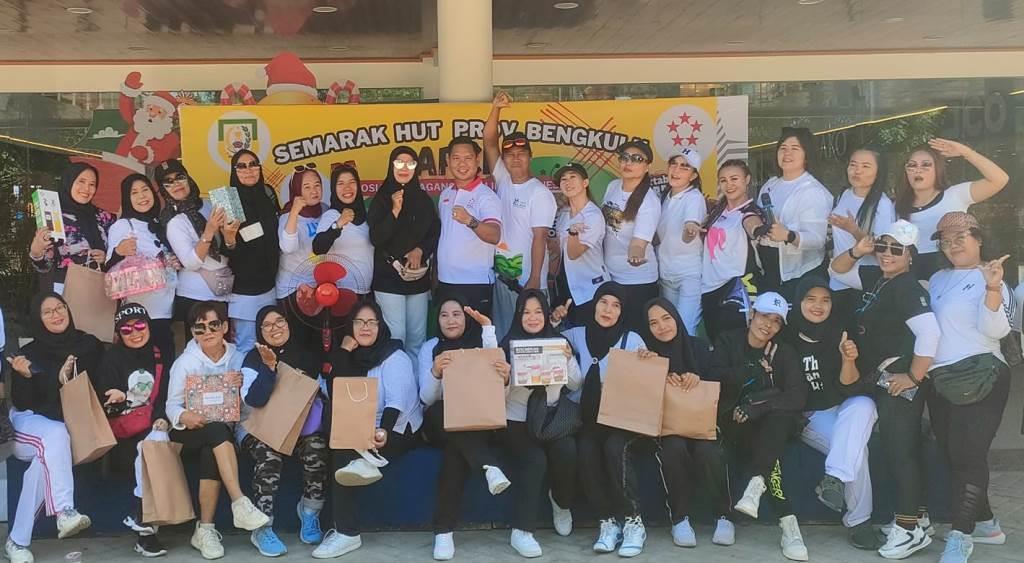 Meriahkan HUT ke-56 Provinsi Bengkulu, APKLI Gelar Senam Sehat