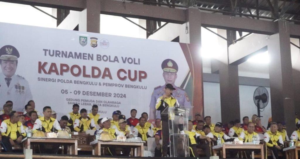 Polda Bengkulu dan Pemprov Gelar Kejurda Bola Voli Indoor Kapolda Cup 2024