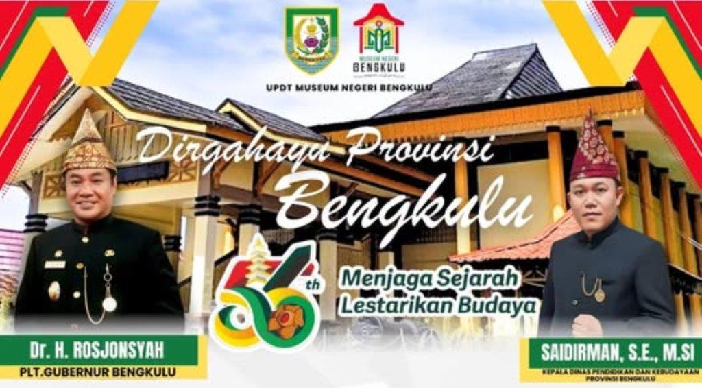 Kepala Museum Bengkulu Ucapkan Selamat Dirgahayu Provinsi Bengkulu ke-56
