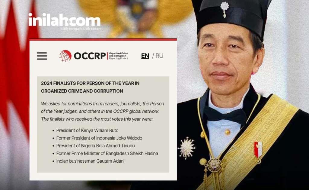 Jokowi Masuk Nominasi Tokoh Dunia Paling Korup Versi OCCRP
