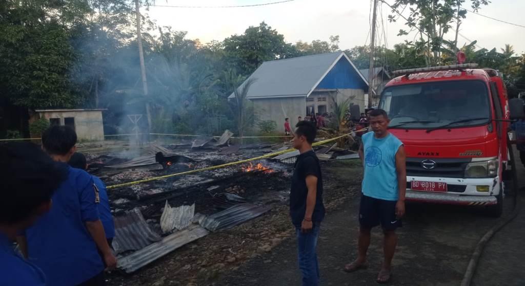 Kebakaran di Desa Sari Mulyo Tewaskan Lansia 70 Tahun
