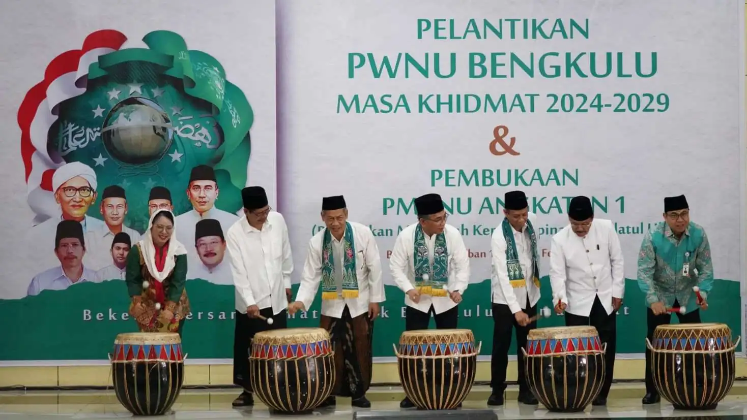 PWNU Bengkulu Resmi Dilantik, Ketua PBNU Konsolidasikan Penguatan Umat