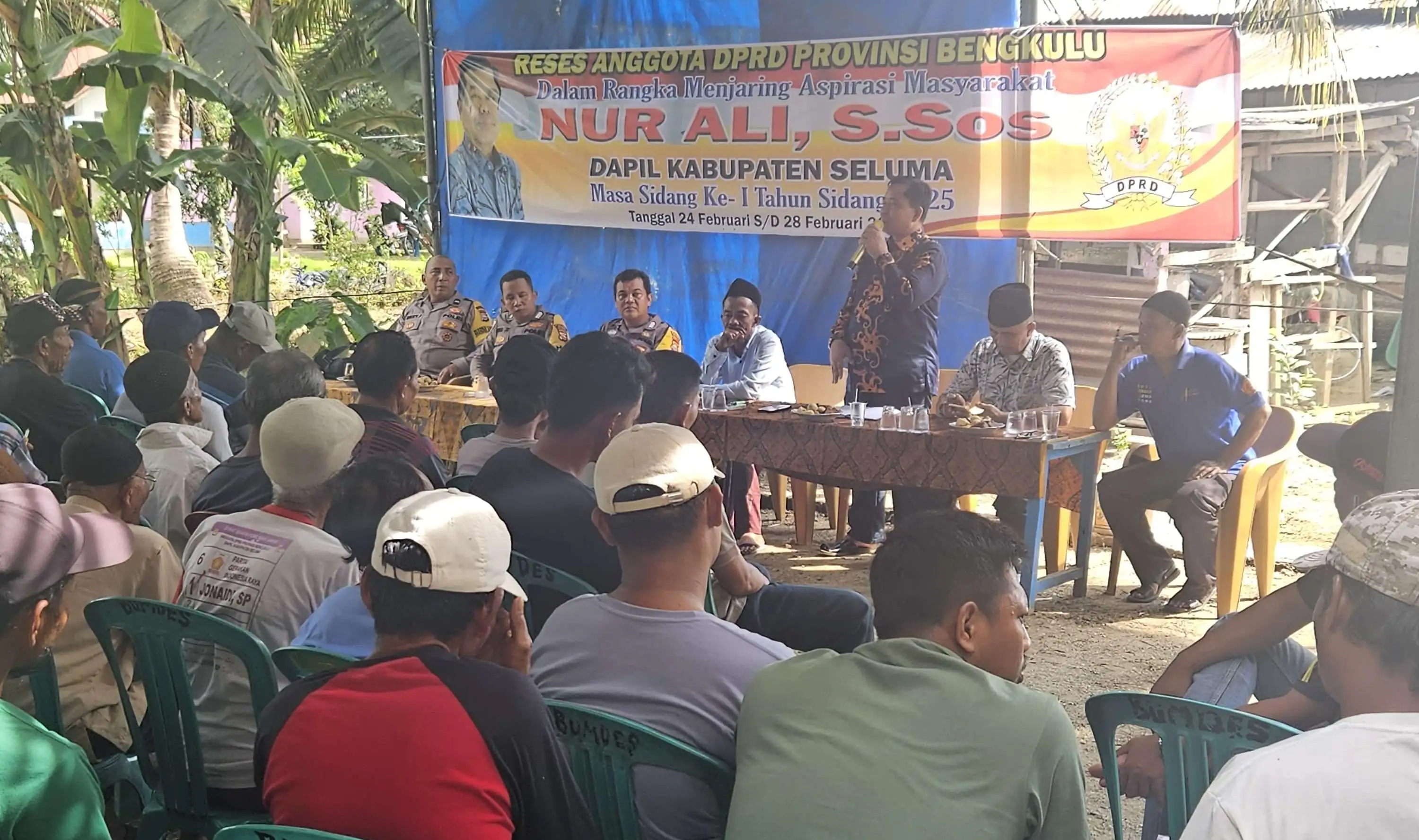 Aspirasi Masyarakat Desa Rawa Indah dalam Reses Nur Ali di Seluma