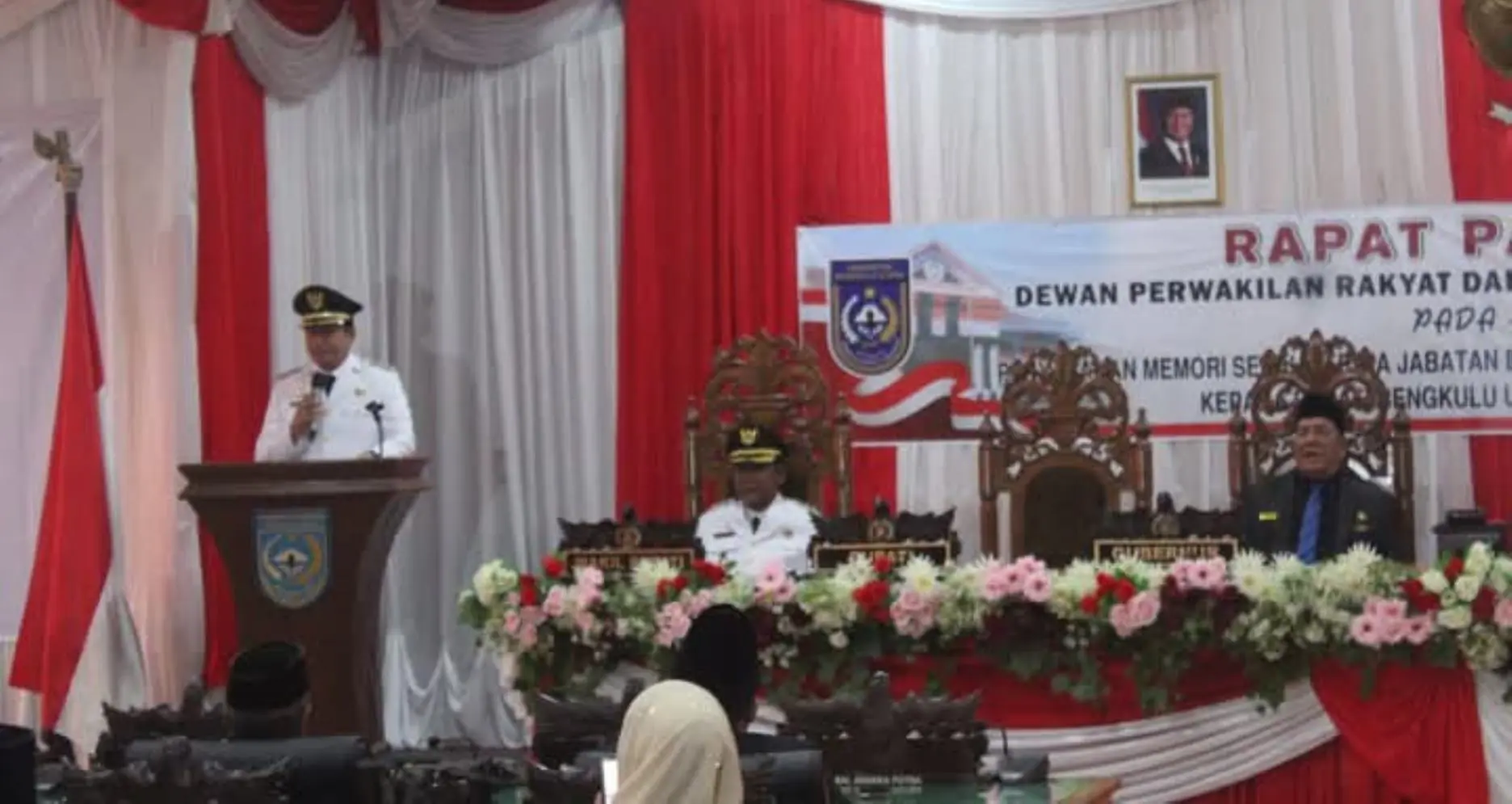 Rapat paripurna Sertijab Bupati dan Wakil Bupati Bengkulu Utara, Senin, 3 Maret 2025, Foto: Dok