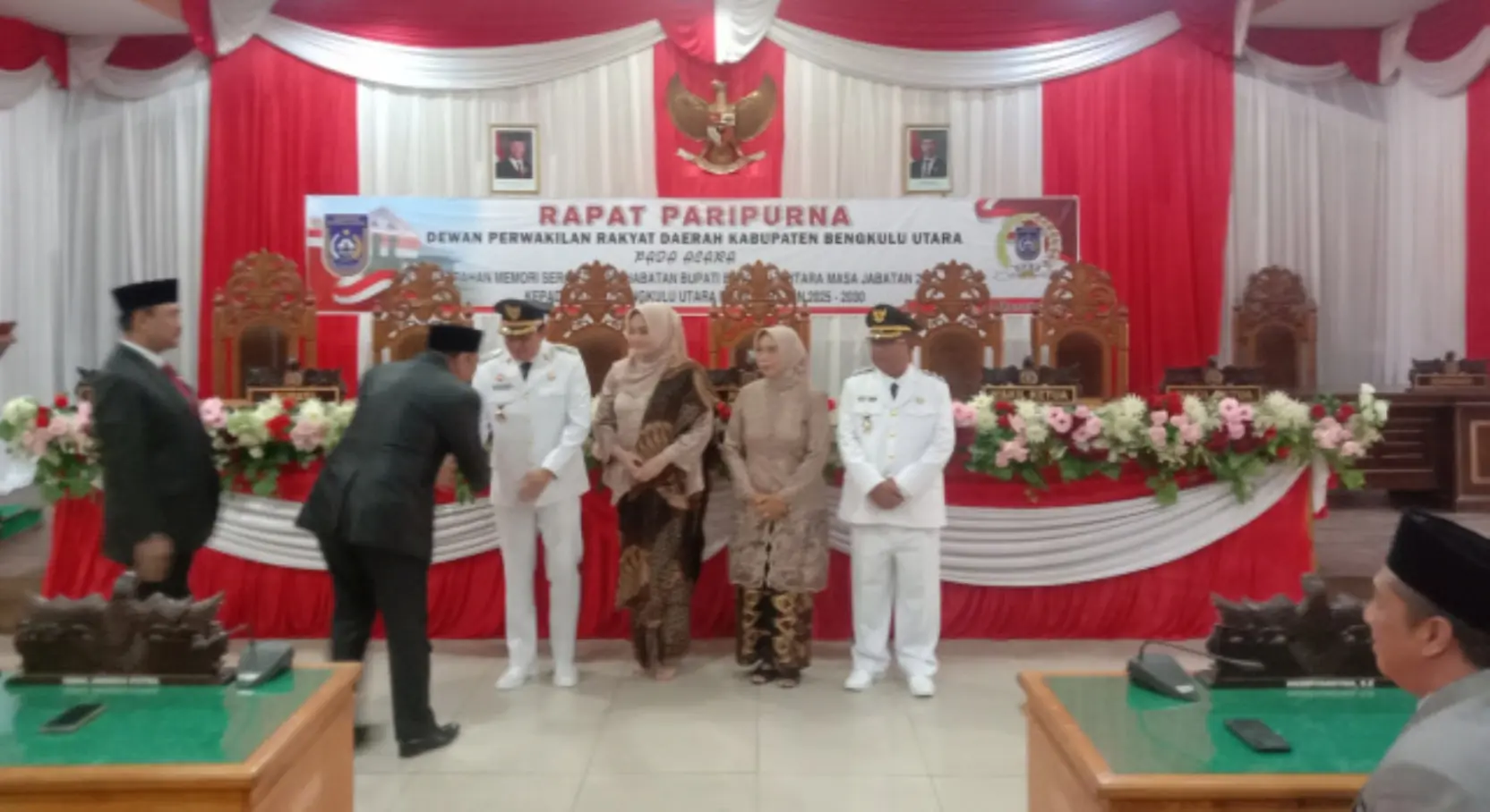 Rapat paripurna Sertijab Bupati dan Wakil Bupati Bengkulu Utara, Senin, 3 Maret 2025, Foto: Dok