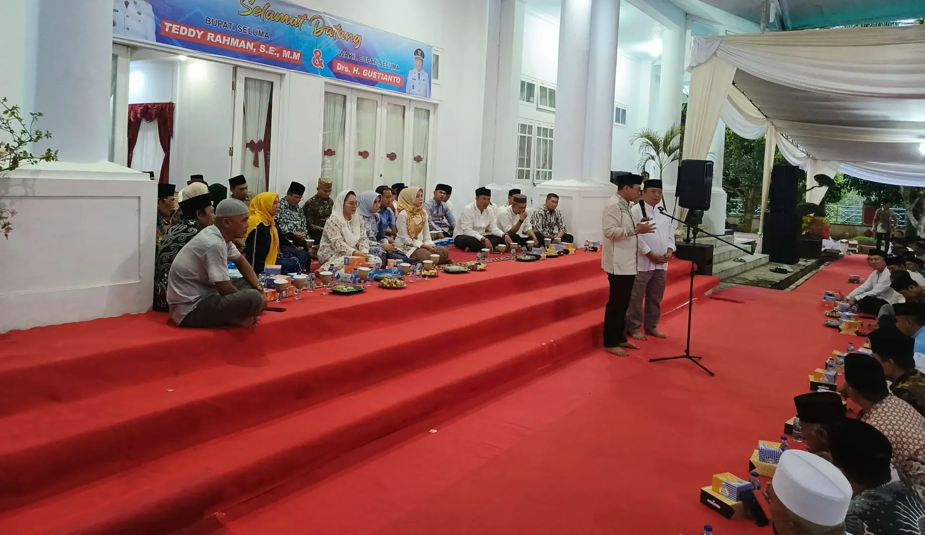 Ramah tamah dan buka bersama di rumah dinas Bupati Seluma, Senin, 3 Maret 2025, Foto: Dok