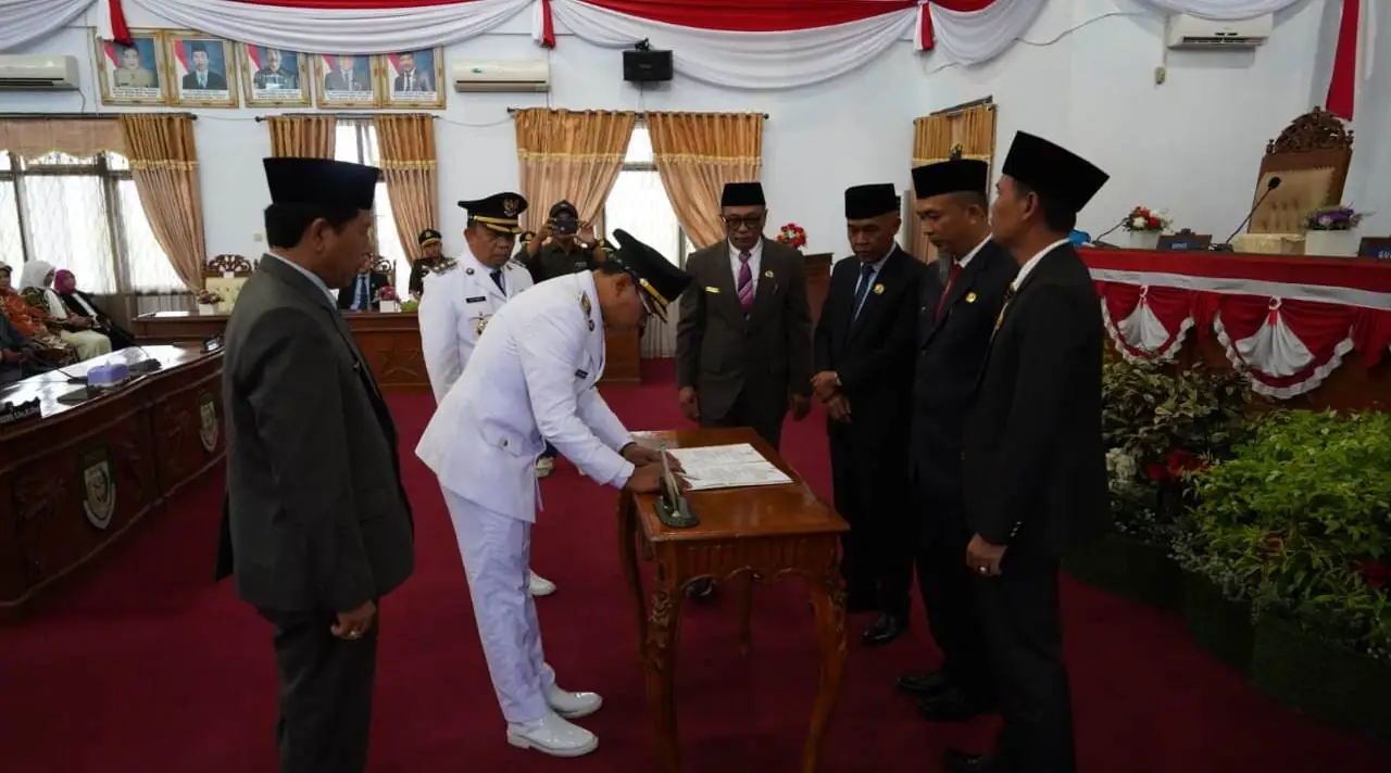 Rapat Paripurna Sertijab Bupati dan Wakil Bupati Seluma, Senin, 3 Maret 2025. Foto: Dok