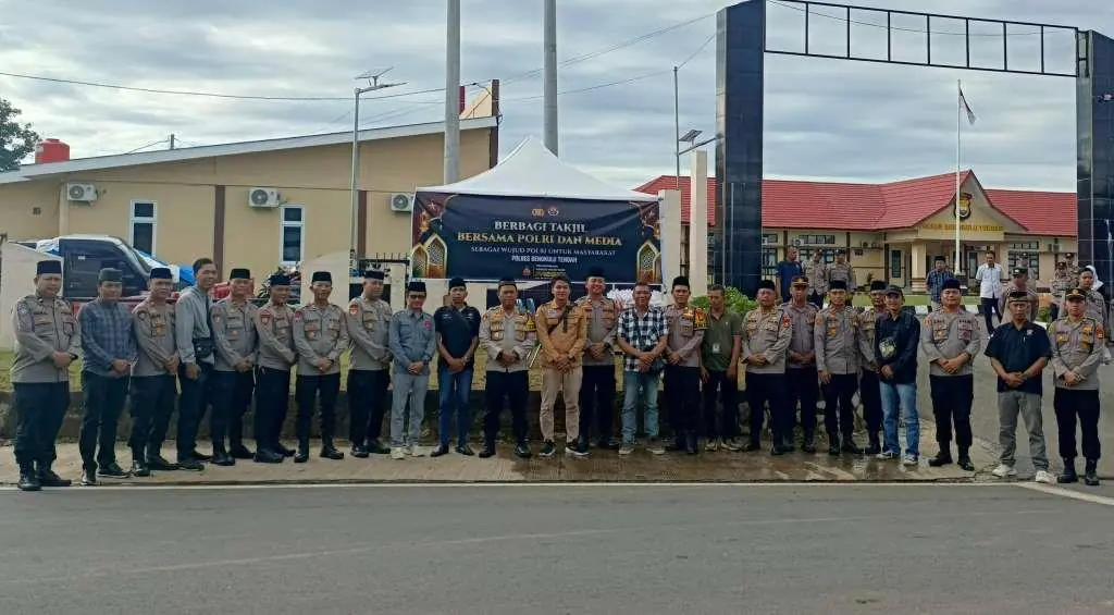 Polres Benteng Berbagi Takjil dan Bukber dengan Insan Pers