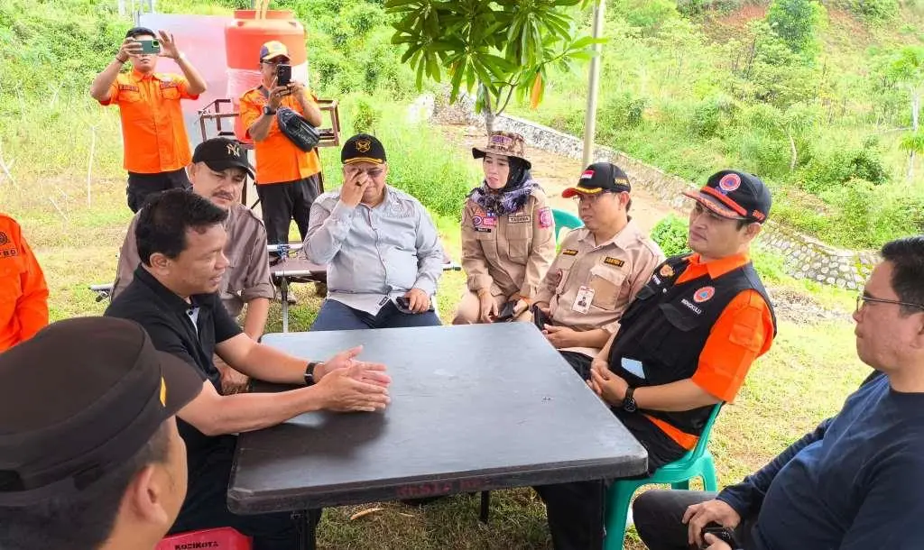 Sekda Herwan Antoni Tinjau Posko Pengamanan Idulfitri