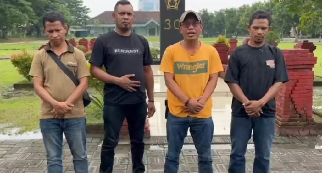 Beraksi di Komplek Militer, Debt Collector Minta Maaf