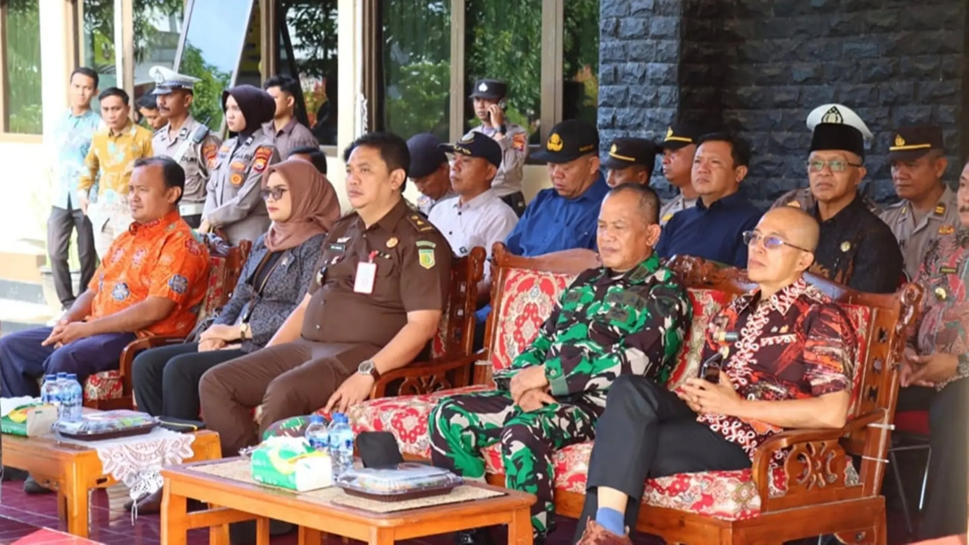 Bupati Gusnan Mulyadi Hadiri Apel Kesiapan Pengamanan PSU Pilkada 2024