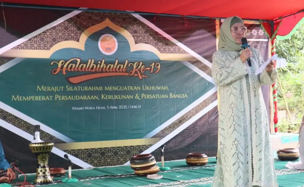 Derta Rohidin Kunker dan Gelar Halal Bihalal di Desa Mekar Sari Seluma